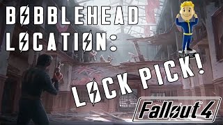 Fallout 4 LOCK PICK Bobblehead Location  Pickman Gallery [upl. by Alarick]