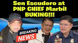 Sen Escudero at PNP CHIEF Marbil BUKING [upl. by Zertnom205]