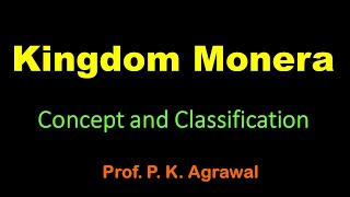 Biological Classification 01  Monera  Class 11  NEET 20  Kingdome Monera [upl. by Sluiter]