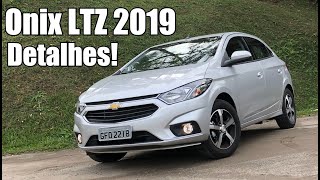 Chevrolet Onix 2019 LTZ em detalhes  Falando de Carro [upl. by Naid877]