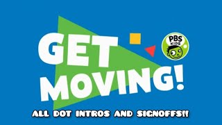 PBS Kids  quotGet Movingquot All Dot Intro amp Signoffs [upl. by Asyal]