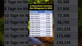 Arbeitgeber Zuschuss fürs Mittagessen [upl. by Service349]