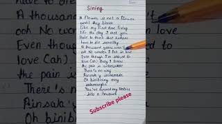 Dionela sining lyrics dionelasininglyrics [upl. by Enelrac917]