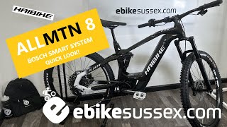 Haibike ALLMTN 8 Bosch Electric Mountain Bike Smart System [upl. by Airamas]