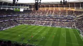 New Spurs Stadium test event 2 VLOG 300319 Tottenham Legends Vs Inter Forever [upl. by Yasnyl]