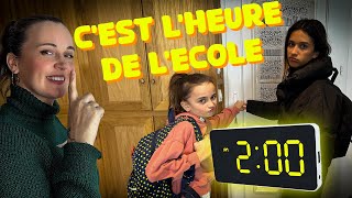 PRANK  ELLES VONT À LÉCOLE À 2H DU MATIN elles pensent quil est 8h [upl. by Tobye]