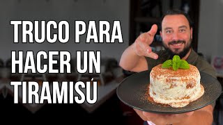 Truco Fácil para hacer un Tiramisú Delicioso  Receta Rápida [upl. by Anerok745]