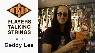 Geddy Lee Talks About Rotosound Swing Bass 66 Bass Guitar Strings [upl. by Ethan]