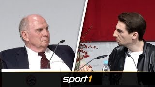 Brandrede Fan des FC Bayern attackiert Uli Hoeneß  SPORT1 [upl. by Yehus]