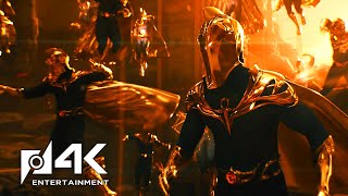 Black Adam 2022 Dr Fate fights Sabbac  Black Adam Prison Break [upl. by Ennairoc644]