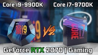 Core i79700K vs i99900K  GeForce RTX 2070  Gaming Comparison Test in 5 Games [upl. by Knighton]