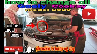 How to change oil Geely Coolray model 2020 step by stepsfrenzkietvbulayogvlog3611 [upl. by Mariquilla]