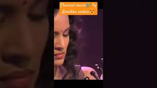 Anushka sankar sitar badak pandit Rabisankars doughter ytviral video [upl. by Yramliw]