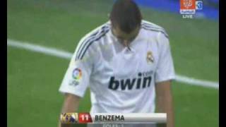 Karim Benzema first gol for Real Madrid 2009 year [upl. by Lonni]