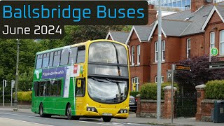 Ballsbridge Buses  June 2024 [upl. by Ellehcen557]