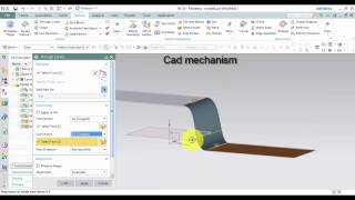 siemens nx tutorials how to use through curves command part 1 [upl. by Atsejam]