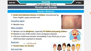 L9 Measles amp Rubella COM 41 [upl. by Htinek]