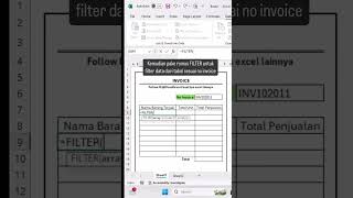 How to make an automatic invoice exceltips excelcourse [upl. by Elson133]