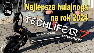 TECHLIFE Q7 Najlepsza legalna hulajnoga elektryczna na 2024 która powstała przy współpracy z TEVERUN [upl. by Nohsyar528]