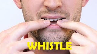 learn how to whistle with your fingers correctly [upl. by Mossberg]