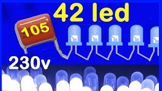 how to make led light 220v led lamp  without transformer led light kaise banaye [upl. by Beore]