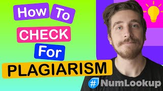 Free Plagiarism Checker How to check your writing for Plagiarism [upl. by Erline]