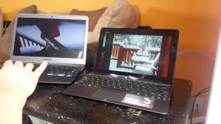 Samsung Series 5 Ultrabook VS Asus VivoTab RT Tablet Side by side [upl. by Delogu]