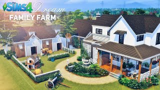 Family Farm 🐮 Dream Farmhouse  No CC  the Sims 4 Stop Motion [upl. by Dace]