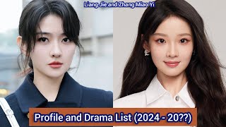 Zhang Miao Yi and Liang Jie  Profile and Drama List 2024  20 [upl. by Navar917]