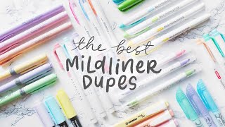 i tested the best mildliner dupes so you dont have to 🌸 the ultimate pastel highlighter comparison [upl. by Holly-Anne587]