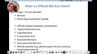 ERCP Definition of Difficult Bile Duct Stone [upl. by Fern]