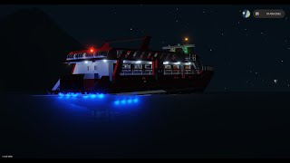 MV Island Guide  Fast Ferry at Night  Stormworks [upl. by Nedrud]