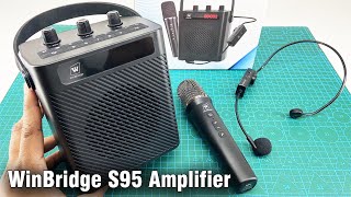 Best Portable Multifunction Karaoke Amplifier S95  Portable speaker [upl. by Ysset]