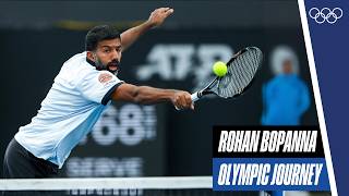 Olympics at 44 years old  Doubles Trouble Indias Rohan Bopanna’s Olympic Journey in Tennis [upl. by Alemak]