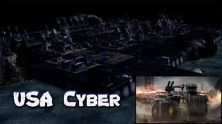 CampC Contra X Beta Superweapon Conventional Generals Challenge 12 vs USA Cybernetic General Hard [upl. by Araec]