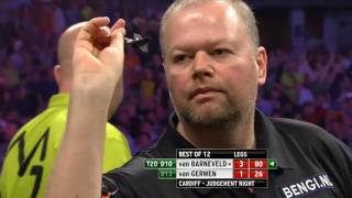 Michael van Gerwen vs Raymond van Barneveld ᴴᴰ Week 9 Cardiff Betway Premier League Darts [upl. by Nomi794]