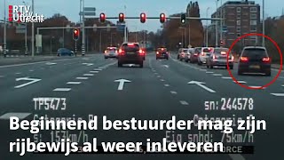 Verkeerspolitie achtervolgt een gevaarlijke bestuurder  RTV Utrecht [upl. by Gruchot]