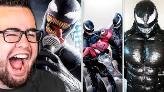 Reacting to EVERY VENOM VIDEO EVER [upl. by Ecinue]