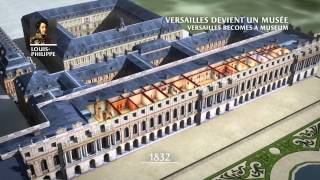 Reconstitution 3D lhistoire du château de Versailles après la révolution française [upl. by Ursala]