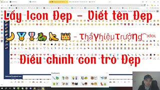 Evowarsio 277 Cách lấy Icon đẹp  viết Tên đẹp  Thay đổi con Trỏ đẹp [upl. by Esilanna]