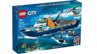 LEGO City 60368 ArktisForschungsschiff Speed Build [upl. by Ohara147]