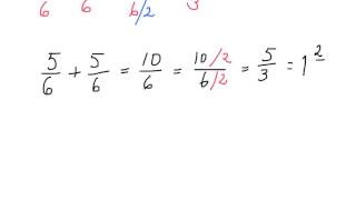 Addition och subtraktion med bråk [upl. by Marguerie]