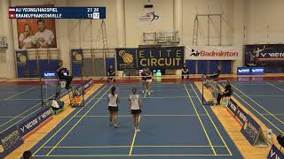 Match point  Au Yeong  Hagspiel vs Brand  Franconville  WD SF  Croatian Int 2024 [upl. by Ikaz]