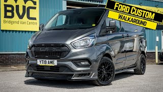 Ford Transit Custom Limited Detailed Walkaround Walk amp Talk [upl. by Lynnett120]