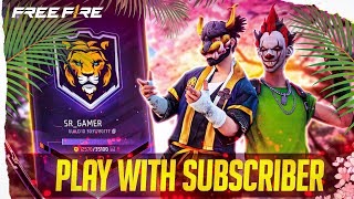 🔴SR GAMING PLAY WITH SUBSCRIBERS 📌SR GAMING GUILD TEST LIVE fflive satvik classyff nonstopgaming [upl. by Notyad351]