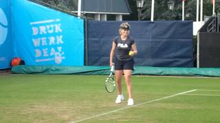 Kim Clijsters practising Unicef Open Tennis Rosmalen 18062012 [upl. by Adelric]