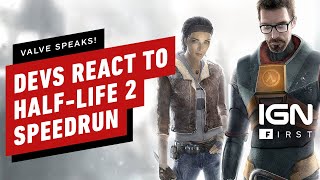 HalfLife 2 Developers React to 50 Minute Speedrun [upl. by Greenlee]