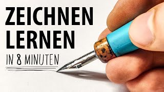 Wie man in 8 Minuten Zeichnen lernt Kein clickbait  Drawinglikeasir [upl. by Eitak]