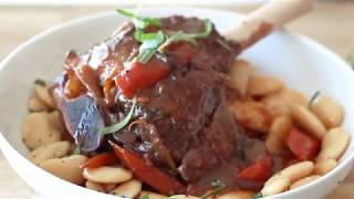 Sous Vide HoneyRosemary Lamb Shank [upl. by Baalman]