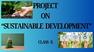 Project On Sustainable Development I Class 10 I Class 9 I SST Project [upl. by Koch]